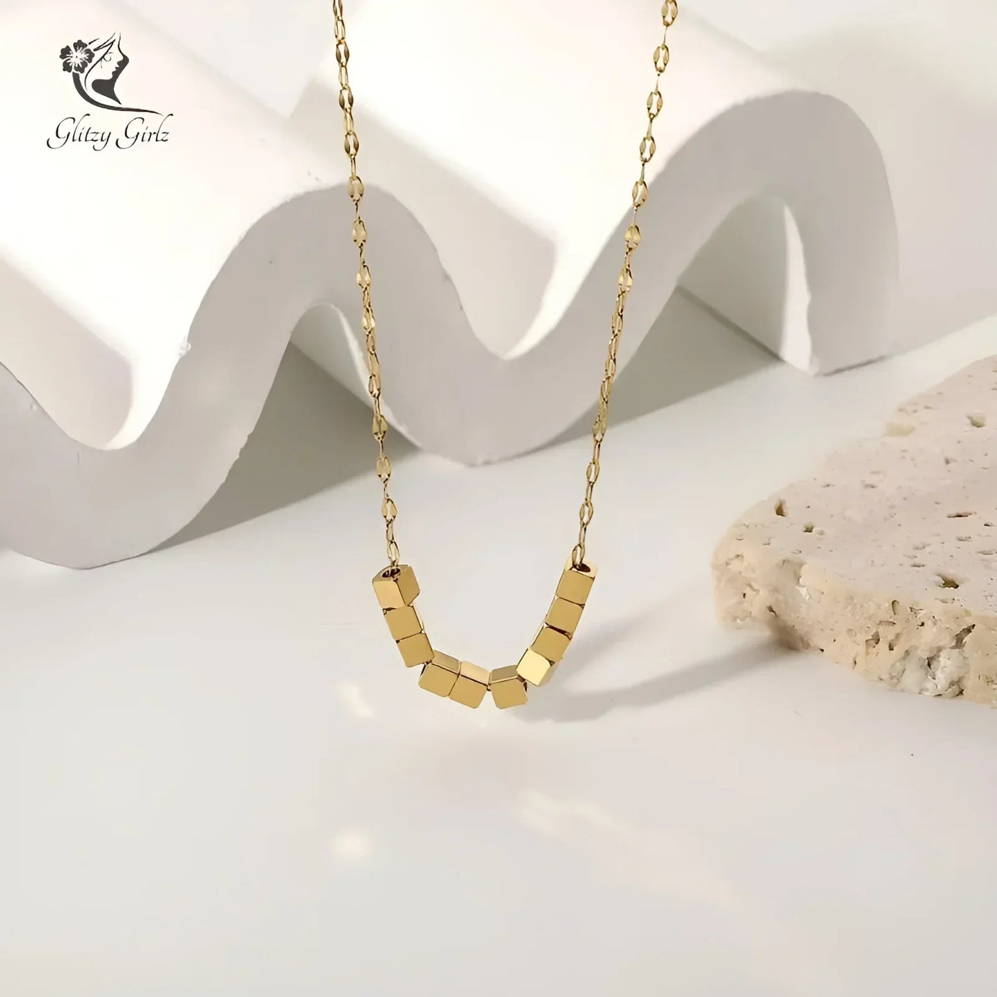 Square Boxes Necklace