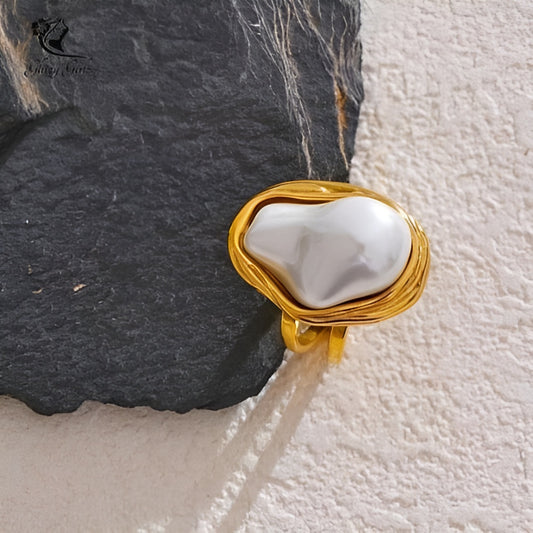 Baroque Pearl Ring