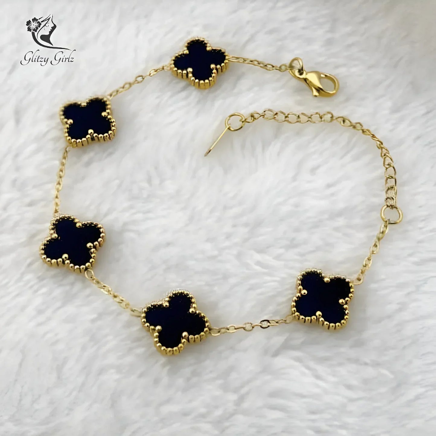 Black Clover Bracelet | Stainless steel