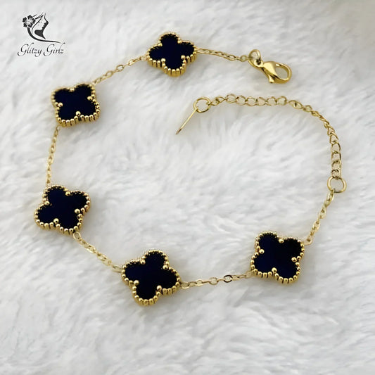 Black Clover Bracelet | Stainless steel