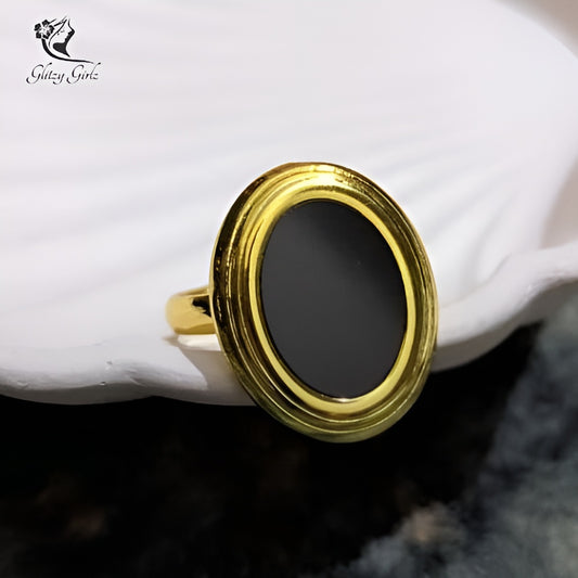 Vintage Black Ring