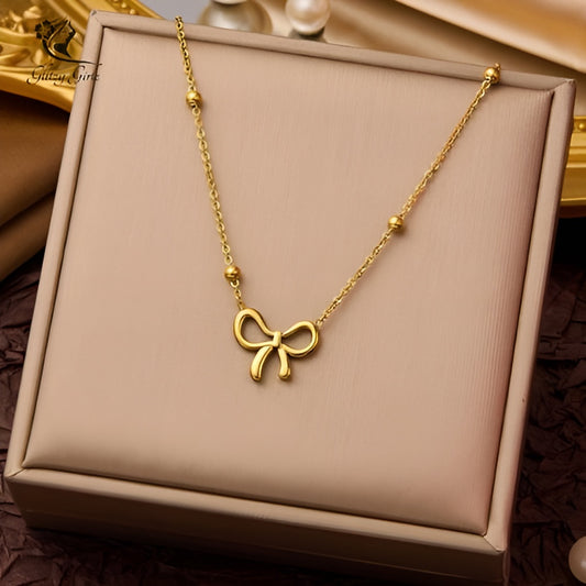 Bow Necklace