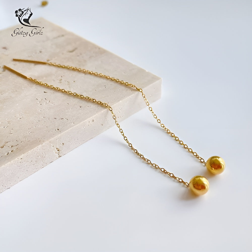 Ball Chain Earrings