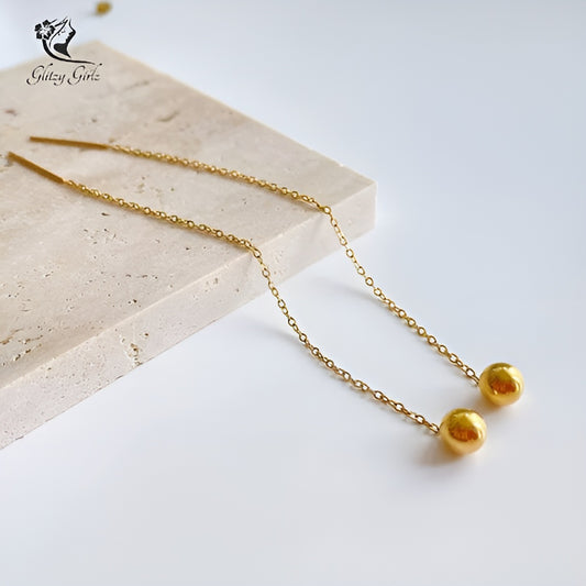 Ball Chain Earrings