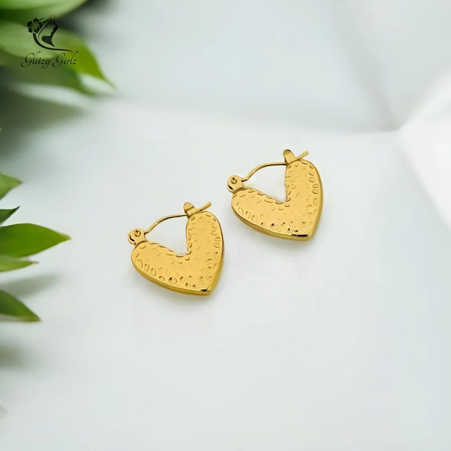 Heart Shape Hoops