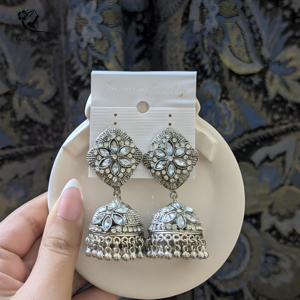 Silver Jhumky