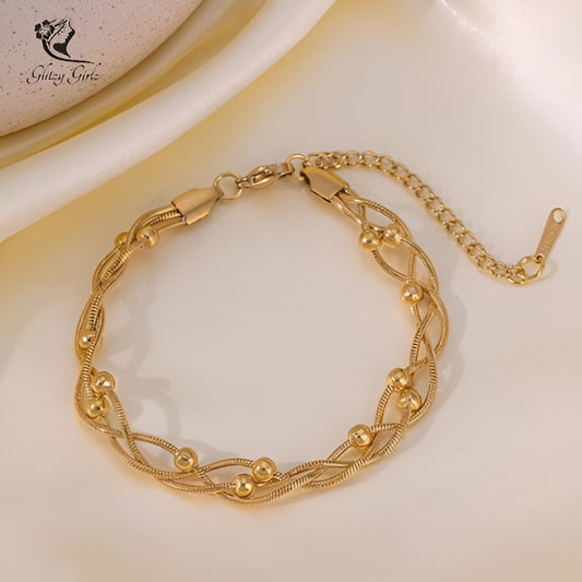 Twisted Beads Bracelet